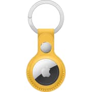 Apple AirTag Leather Key Ring Meyer Lemon