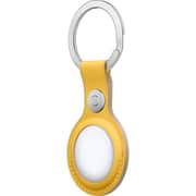 Apple AirTag Leather Key Ring Meyer Lemon