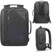 Oztev Large Water-resistance Travel Laptop Backpack, Bussiness Anti-theft Bag With Usb Charging Port For Travelling Hiking And School Black