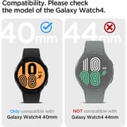 Spigen Ultra Hybrid Screen Protector Designed For Samsung Galaxy Watch 4 Case 40mm - Crystal Clear