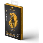 Liberty Guard 3d Full Cover Black Silicon Rounded Edge Screen Protector For Iphone 12 Pro - Black