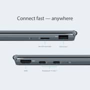 ASUS ZenBook 13 OLED (2020) Laptop - 11th Gen / Intel Core i7-1165G7 / 13.3inch FHD OLED / 16GB RAM / 1TB SSD / Shared Intel Iris Xe Graphics / Windows 11 Home / English & Arabic Keyboard / Pine Grey / Middle East Version - [UX325EA-OLED001W]