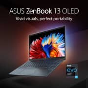 ASUS ZenBook 13 OLED (2020) Laptop - 11th Gen / Intel Core i7-1165G7 / 13.3inch FHD OLED / 16GB RAM / 1TB SSD / Shared Intel Iris Xe Graphics / Windows 11 Home / English & Arabic Keyboard / Pine Grey / Middle East Version - [UX325EA-OLED001W]