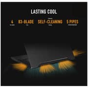 ASUS TUF Dash F15 Gaming Laptop - 11th Gen Core i5 3.1GHz 8GB 512GB 4GB Win11Home 15.6inch FHD 144Hz Eclipse Grey Nvidia GeForce RTX 3050 FX516PC HN558W (2022) Middle East Version