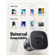 Ugreen Dual USB Car Charger Space Grey