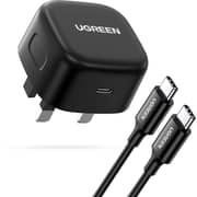 Ugreen Fast Charger with USB-C Cable 1m Black