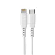 Promate Usb-c To Lightning Cable 3m, Powerful 20w Power Delivery Fast Charging Silicone Lightning Cable With 480 Mbps Data Sync And 3a Power Output For Iphone 13/13 Pro/13 Pro Max, Ipad Pro, Powerlink-300 White