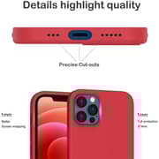 Maxguard Protettivo-Series Silicone Case Red Apple iPhone 13 Pro
