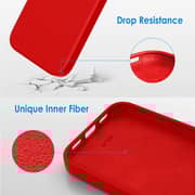 Maxguard Protettivo-Series Silicone Case Red Apple iPhone 13