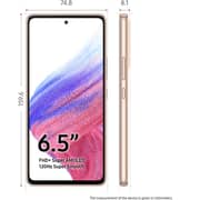 Samsung Galaxy A53 128GB Awesome Peach 5G Dual Sim Smartphone - Middle East Version