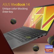 ASUS Vivobook 14 Slim Laptop - 11th Gen Core i7 2.8GHz 16GB 1TB 2GB 14inch FHD Win11Home Black English/Arabic Keyboard K413EQ-EB572W