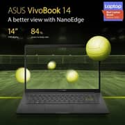 ASUS Vivobook 14 Slim Laptop - 11th Gen Core i7 2.8GHz 16GB 1TB 2GB 14inch FHD Win11Home Black English/Arabic Keyboard K413EQ-EB572W