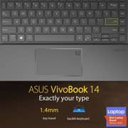 ASUS Vivobook 14 Slim Laptop - 11th Gen Core i7 2.8GHz 16GB 1TB 2GB 14inch FHD Win11Home Black English/Arabic Keyboard K413EQ-EB572W