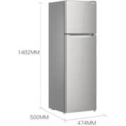 Chiq 218 Liter Refrigerator Double Door Direct Cool Silver Model Ctm218dsk -1 Years Full & 5 Years Compressor Warranty