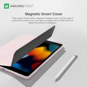 Amazing Thing Titan Pro Designed For Ipad 10.2 Inch Case - Ipad 9th Generation Case Cover (2021) / Ipad 8th Gen Case (2020) / Ipad 7th Gen Case (2019) With Pencil Storage Slot - Pink