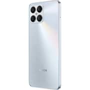 هاتف Honor X8 TFY-LX2 بذاكرة داخلية سعة 128 جيجابايت، لون فضي تيتانيوم، ثنائي الشريحة، شبكة الجيل الرابع 4G