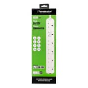 Terminator 13 Amp 6 Way Extension W 3m Wire Tpb 16
