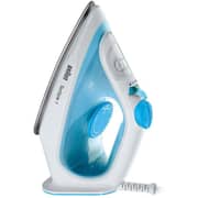 Braun – 2000W TexStyle 1 Steam Iron with SuperCeramic Soleplate and Precision Tip, Blue/White, Steam Iron SI1050BL