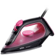Braun 2000W TexStyle 1 Steam Iron with SuperCeramic Soleplate and Precision Tip, Purple/Black, Steam Iron SI1070PU