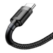 سلك باسيوس كافيول USB Type C بطول 1 متر لون أسود