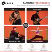 Vibes Hi-Fi Earplugs Clear