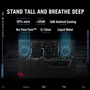 ASUS ROG Flow Z13 (2022) Gaming Laptop - 12th Gen / Intel Core i7-12700H / 13.4inch WUXGA / 16GB RAM / 512GB SSD / 4GB NVIDIA GeForce RTX 3050 Graphics / Windows 11 Home / English & Arabic Keyboard / Black / Middle East Version - [GZ301ZC-LD127W]