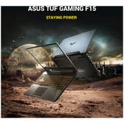 Asus TUF Gaming F15 FX506LH-HN004W Gaming Laptop - Core i5 2.5GHz 8GB 512GB 4GB Win11 15.6inch FHD Black NVIDIA GeForce GTX 1650 English/Arabic Keyboard