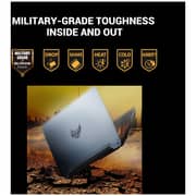 Asus TUF Gaming F15 FX506LH-HN004W Gaming Laptop - Core i5 2.5GHz 8GB 512GB 4GB Win11 15.6inch FHD Black NVIDIA GeForce GTX 1650 English/Arabic Keyboard