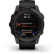 Garmin 010-02540-21 Fenix 7 Sapphire Solar Smartwatch Carbon Gray