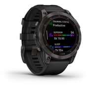 Garmin 010-02540-21 Fenix 7 Sapphire Solar Smartwatch Carbon Gray
