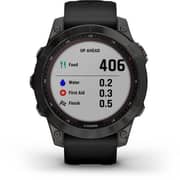 Garmin 010-02540-21 Fenix 7 Sapphire Solar Smartwatch Carbon Gray