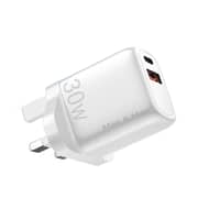 Max & Max Dual Port Fast Wall Charger White