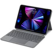Logitech 920-010135 Combo Touch Case Cover For Apple iPad Pro 11-inch 1st Gen/2nd Gen/3rd Gen Grey English/Arabic