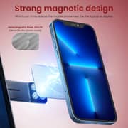 Moxedo Magnetic Side Mount Phone Holder Aluminum Alloy Adjustable Laptop Desktop Monitor Side Mount Clip Compatible With Iphone 13 Pro Max/13 Pro/13/13 Mini/12/11 Series And Smartphones Grey