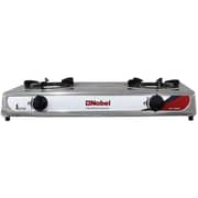 Nobel Gas Stove Stainless Steel Honeycomb Auto Ignition Double Burner