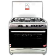 Nobel Gas Cooker Silver 90X60 Full Safety Ffd Gas Oven NGC9690 (Basic Installation Included)