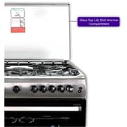 Nobel Gas Cooker Silver 90X60 Full Safety Ffd Gas Oven NGC9690 (Basic Installation Included)