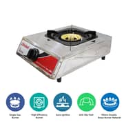 Nobel Gas Stove Stainless Steel Brass Auto Ignition Single Burner Ngt1007