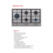 Nobel Built In 5 Burner Gas Hobs NBH9501SSH