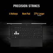 Asus TUF Dash F15 FX517ZR-HN028W Gaming Laptop - Core i7 2.3GHz 16GB 1TB 8GB Win11 15.6inch FHD Black NVIDIA GeForce RTX 3070 English/Arabic Keyboard