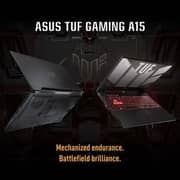 ASUS TUF A15 (2022) Gaming Laptop - AMD Ryzen 7-6800H / 15.6inch FHD / 16GB RAM / 512GB SSD / 4GB NVIDIA GeForce RTX 3050 Graphics / Windows 11 Home / English & Arabic Keyboard / Grey / Middle East Version - [FA507RC-HN019W]