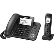 Panasonic Kx-tgf310 Corded And Cordless Phone Black
