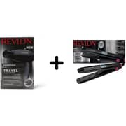 Revlon Hair Dryer RVDR5305ARB + Revlon Hair Straightner RVST2165ARB1