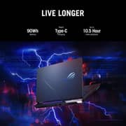 ASUS ROG STRIX SCAR 17 Gaming Laptop - 12th Gen Core i9 5GHz 32GB 2TB 8GB Win11 17.3inch WQHD Black NVIDIA GeForce RTX 3070 Ti English/Arabic Keyboard G733ZW-LL119W