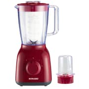 Sonashi 2 In 1 Blender With Unbreakable Jar (maroon)