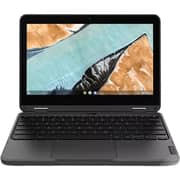 Lenovo 300e Chromebook Gen 3 82J9000YEL 2 in 1 Laptop - Core AMD 1.2GHz 4GB 64GB Shared ChromOS 11.6inch HD Grey English/Arabic Keyboard