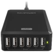 Ravpower 60W 6-Port Desktop Charger Black