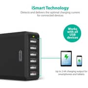 Ravpower 60W 6-Port Desktop Charger Black