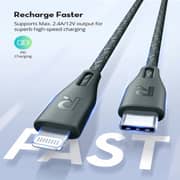 Ravpower USB Type C to Lightning Cable 2m Green
