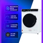 Daewoo Front Load Washing Machine 8 kg DWD-8W1412